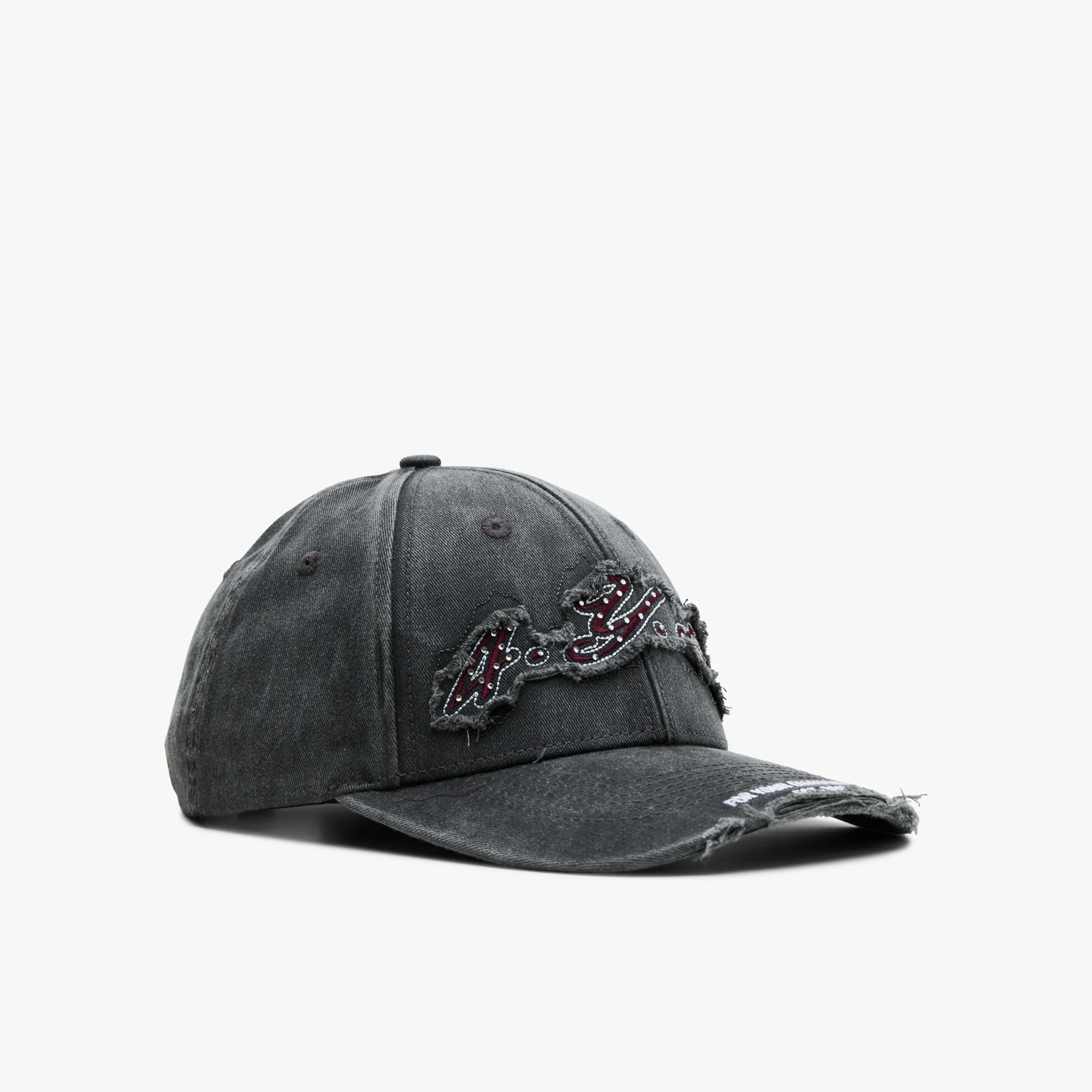 4YE Faded Rhinestone Lo Pro Hat / Faded Black - Image 4