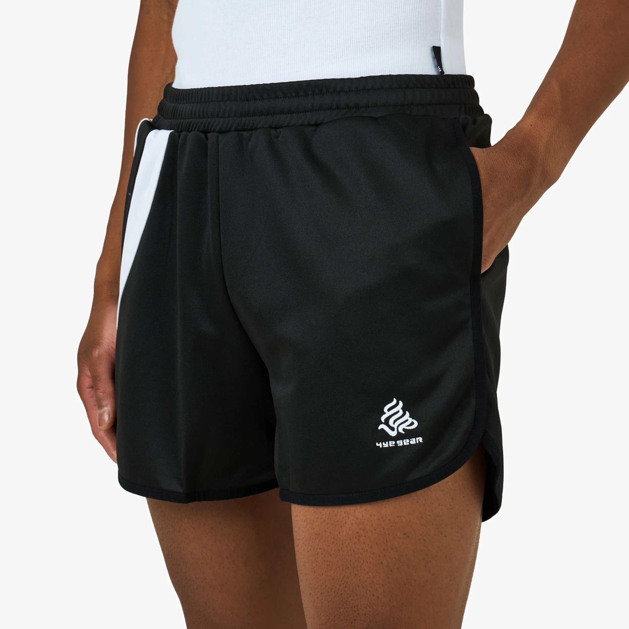 4YE Sprint Short Black / White - Image 4