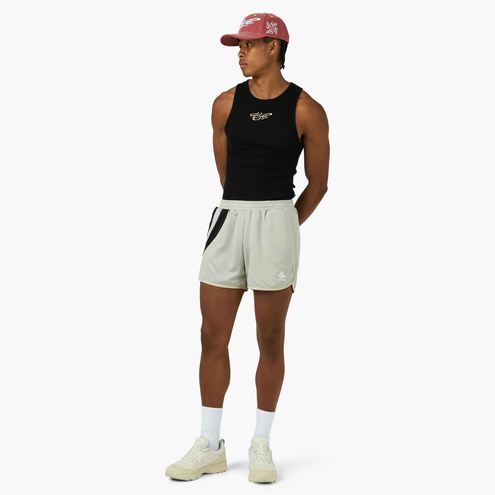 4YE Sprint Short Grey / Black - Image 6