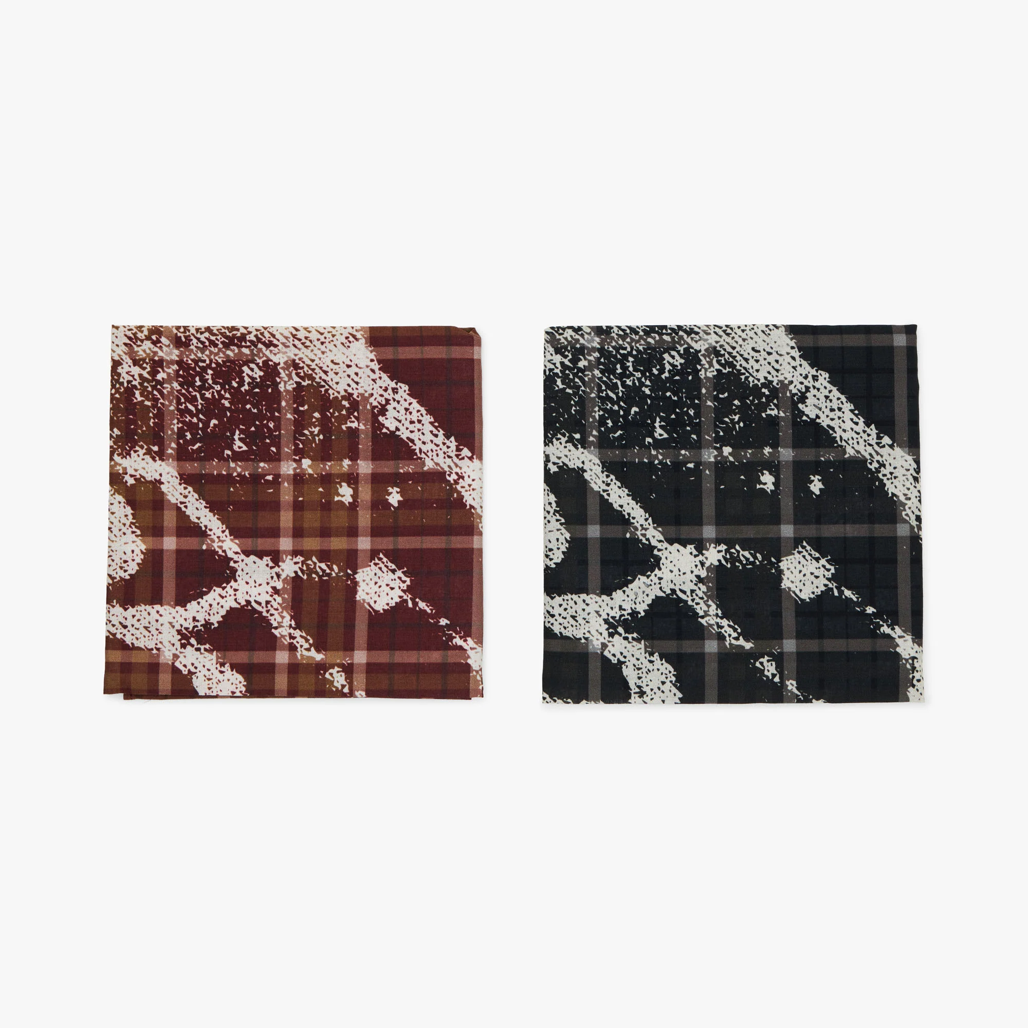 4YE Signature Bandana Scarf Brown / Khaki Green - Gold - Image 3