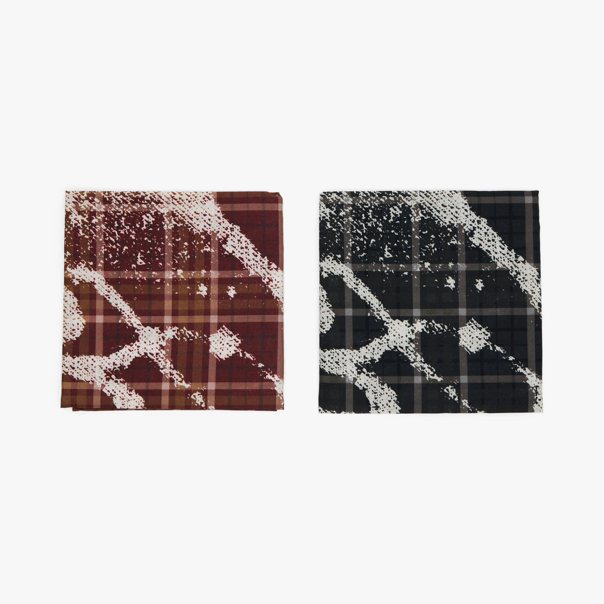 4YE Signature Bandana Scarf Forrest Green / Red - Olive - Image 3