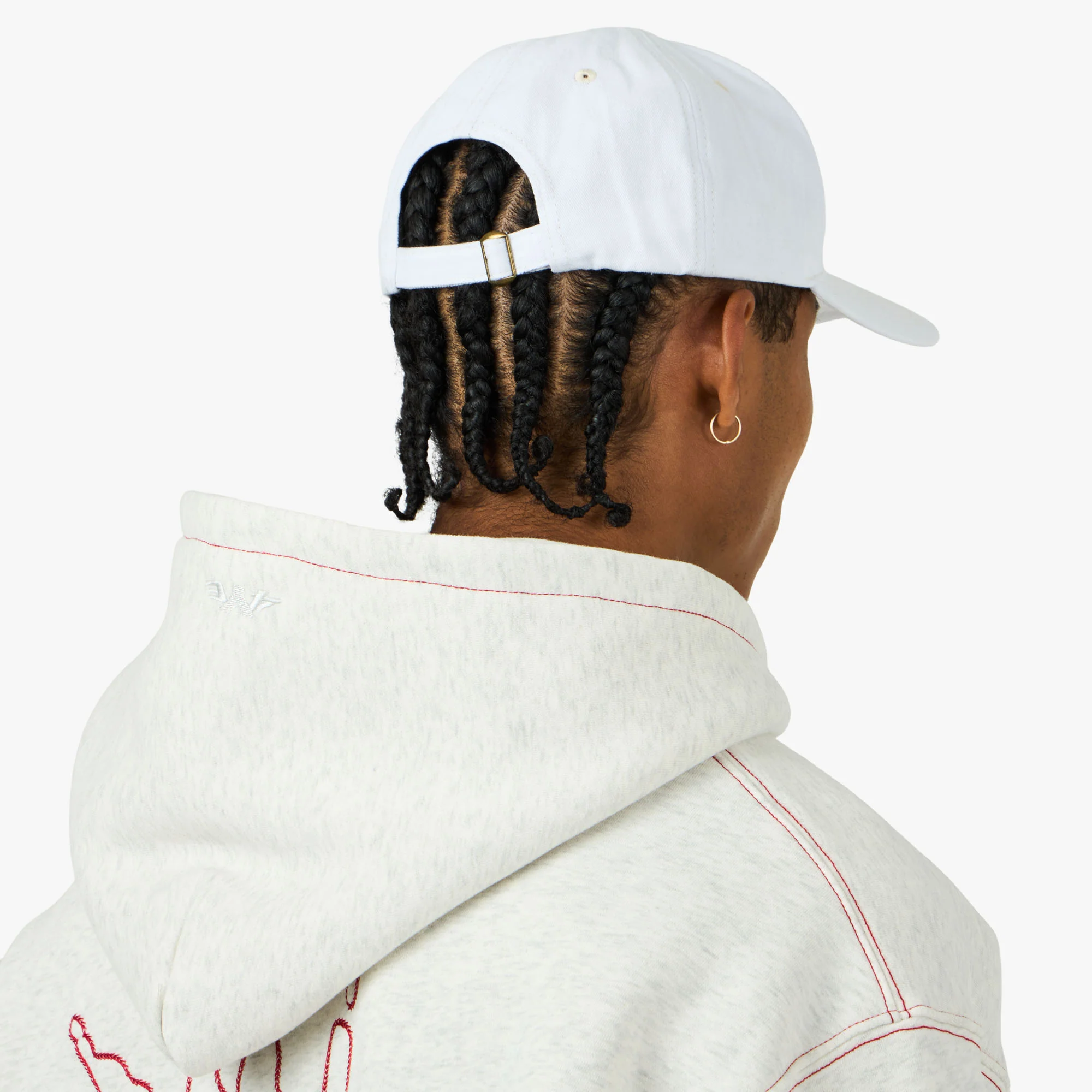 4YE Signature Faded Lo Pro Cap White / Cream - Image 3