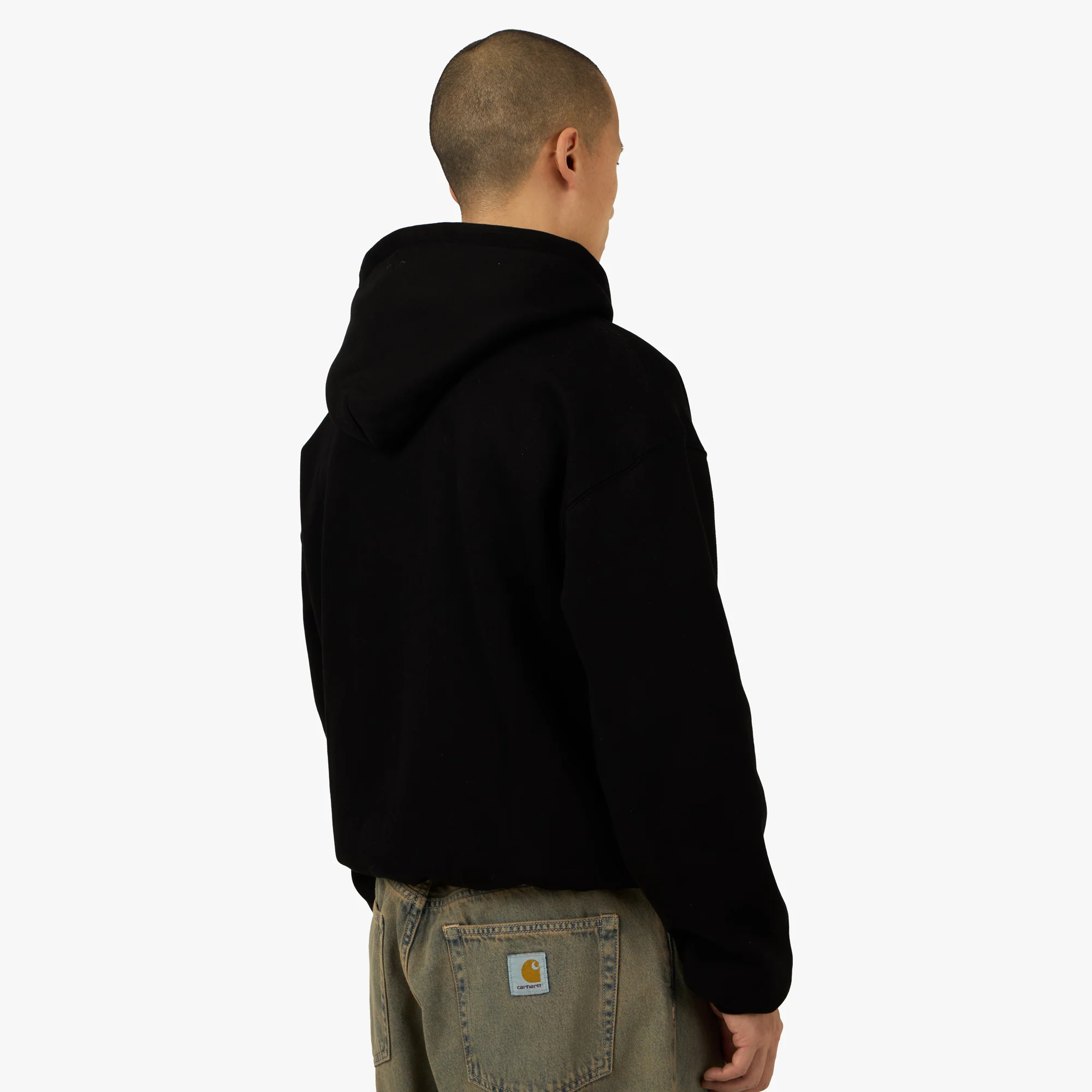 4YE Signature Rhinestone Hoodie Black - Image 3