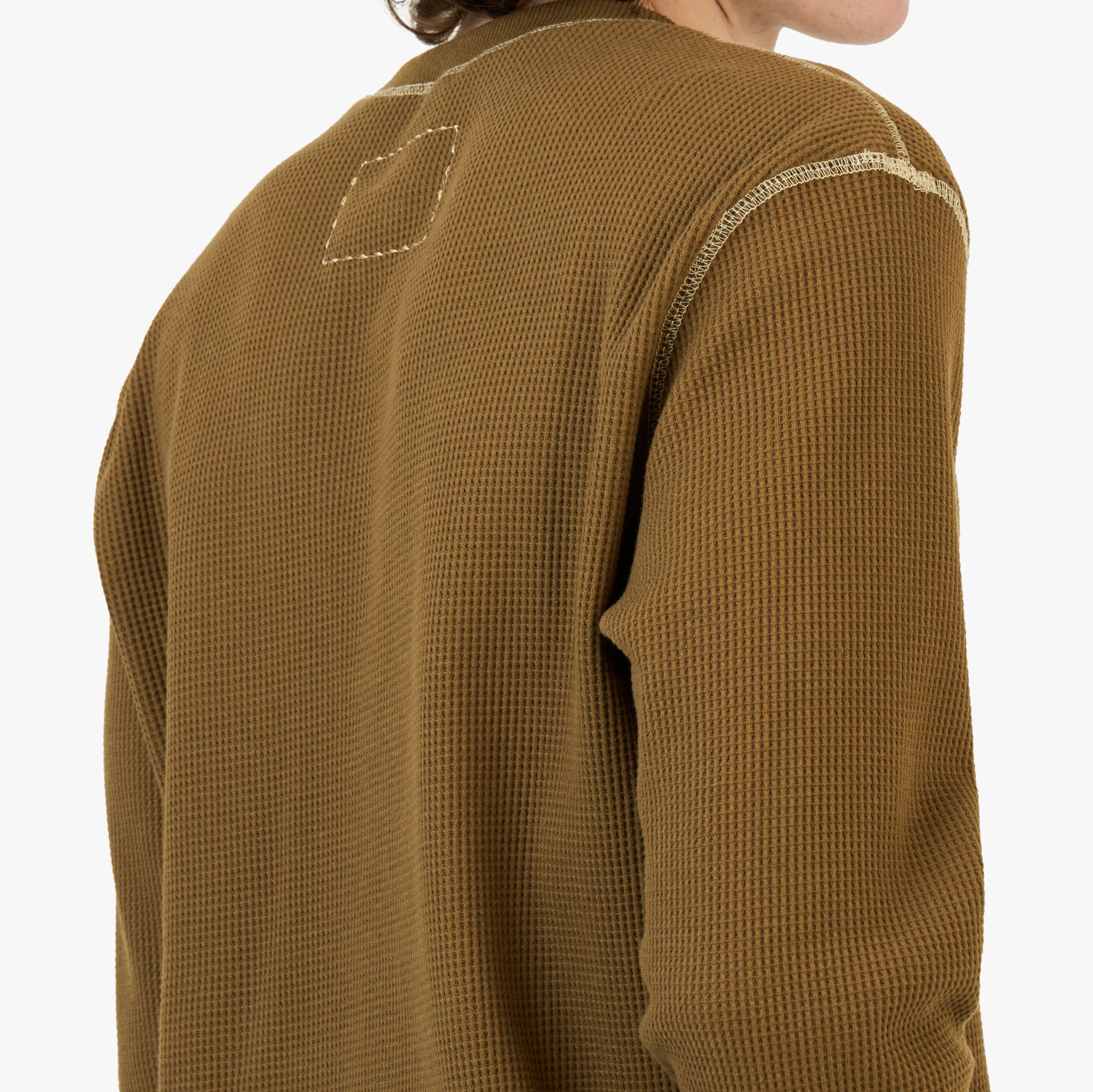 4YE Signature Waffle Top Brown / Cream - Image 5