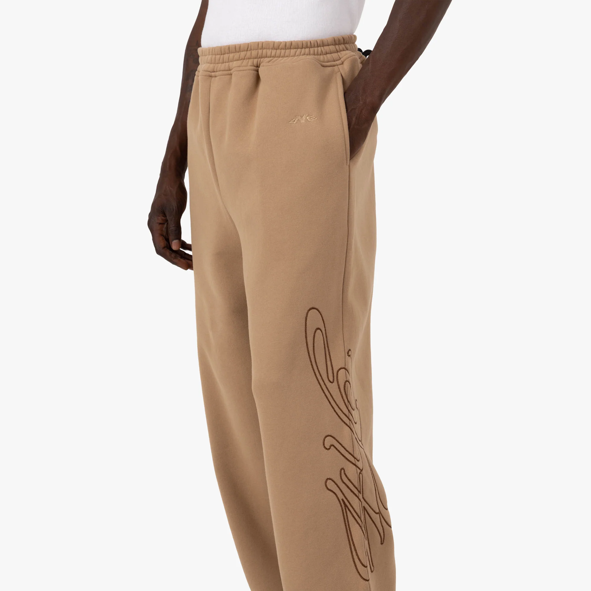 4YE Signature Wide Pant Peanut / Brown - Image 4