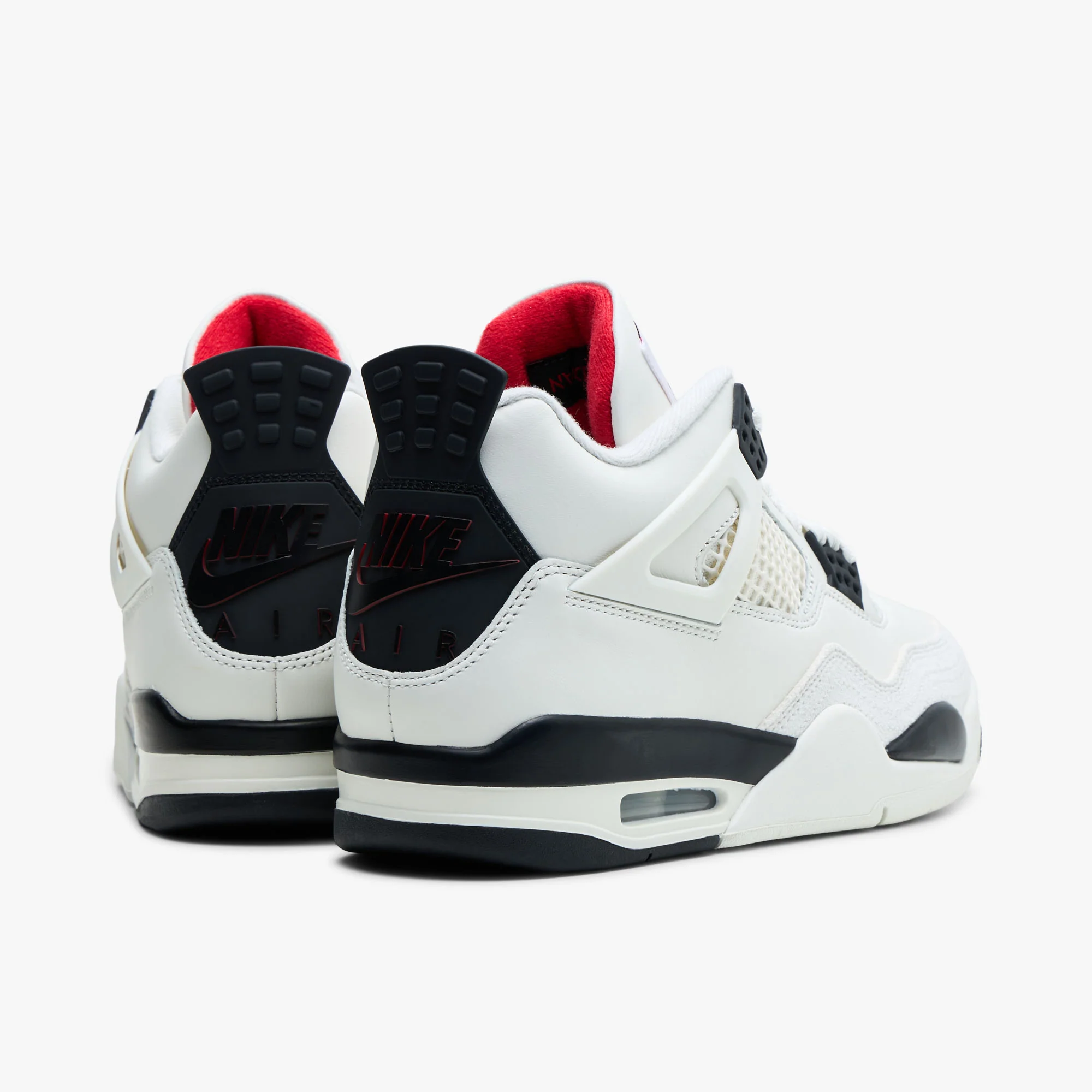 Jordan 4 Retro OG FC Sail / Black - University Red - Image 4