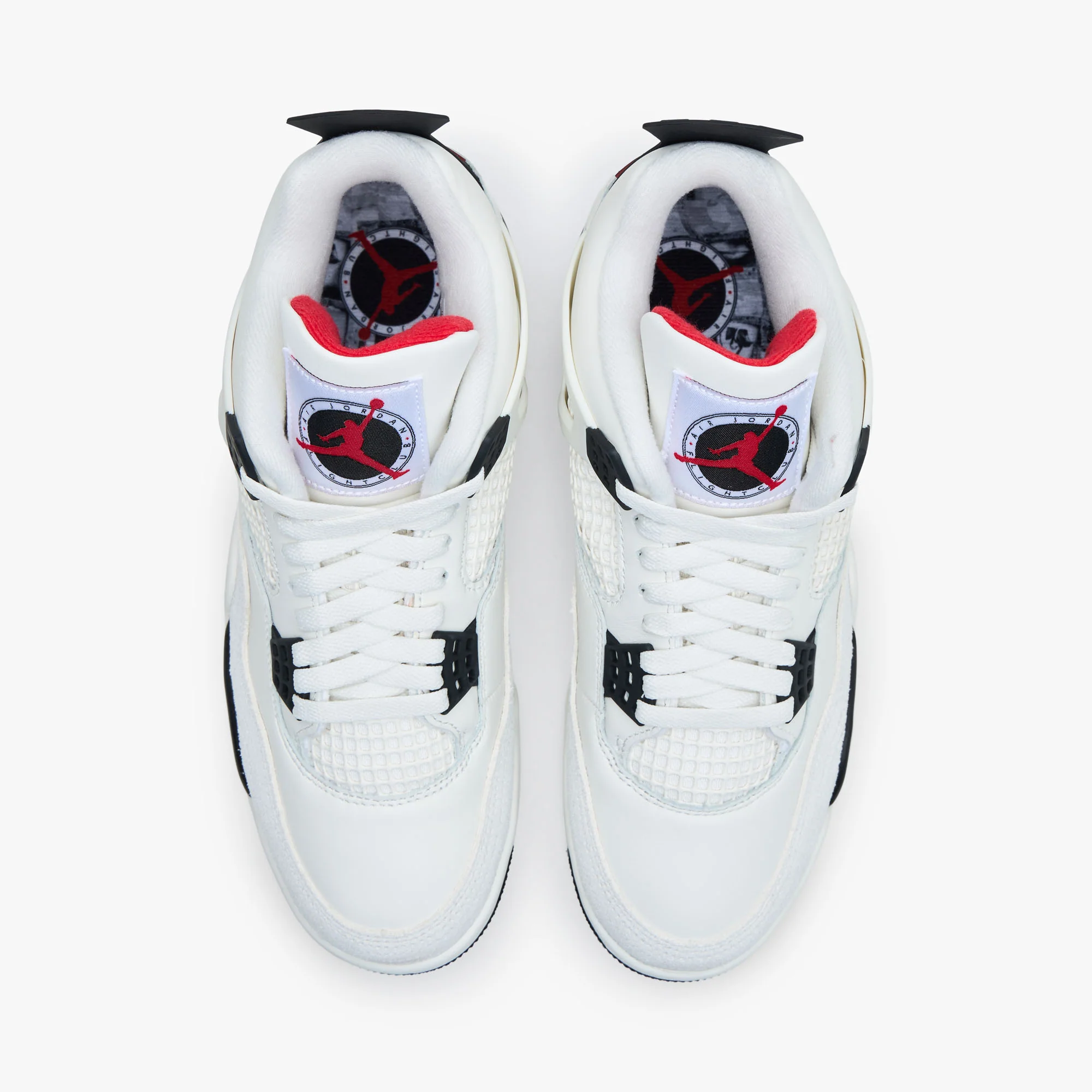 Jordan 4 Retro OG FC Sail / Black - University Red - Image 5