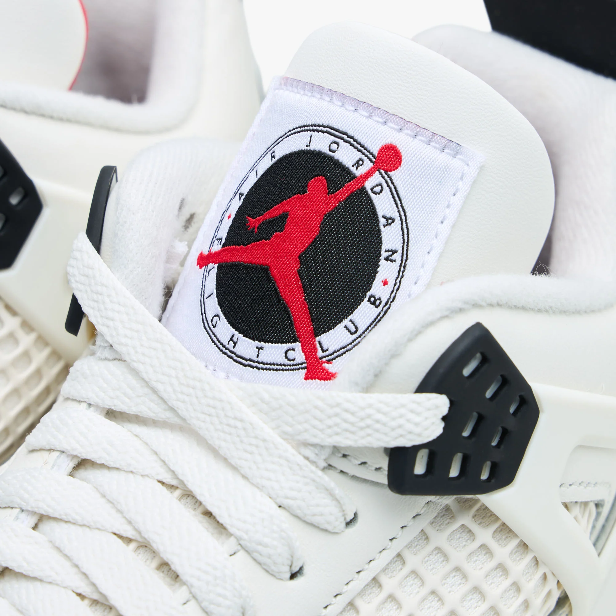 Jordan 4 Retro OG FC Sail / Black - University Red - Image 7