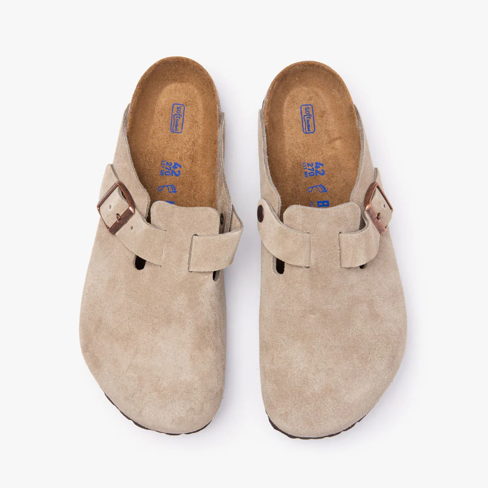 Birkenstock Boston Soft Footbed / Taupe - Image 5