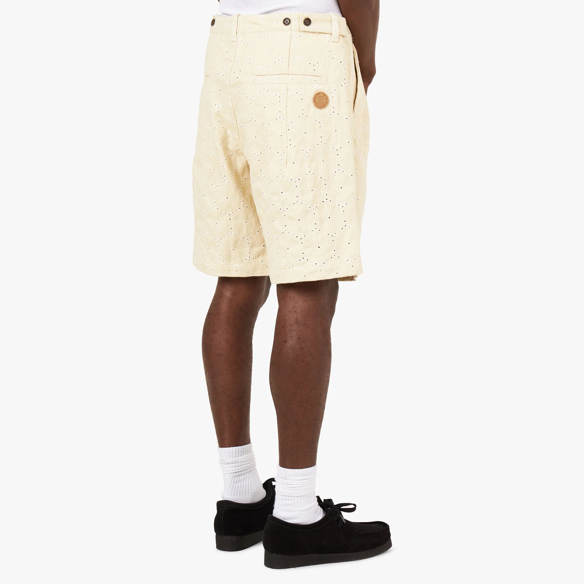 Honor The Gift Legacy Eyelet Shorts / Bone - Image 3