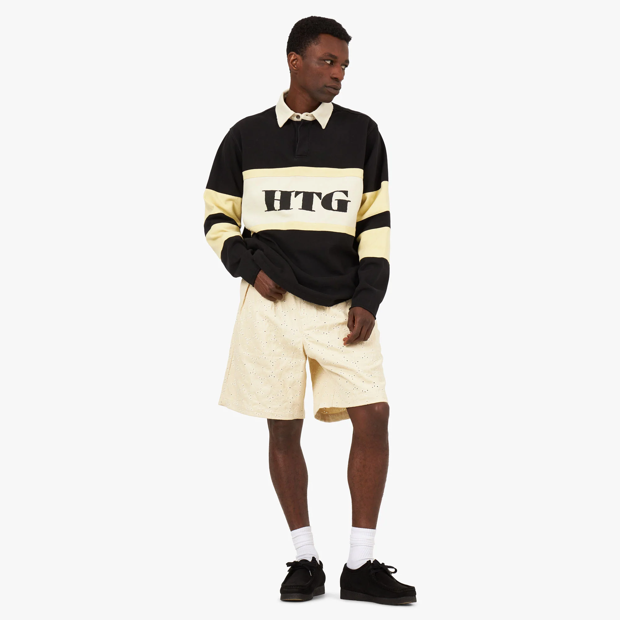 Honor The Gift Legacy Eyelet Shorts / Bone - Image 6