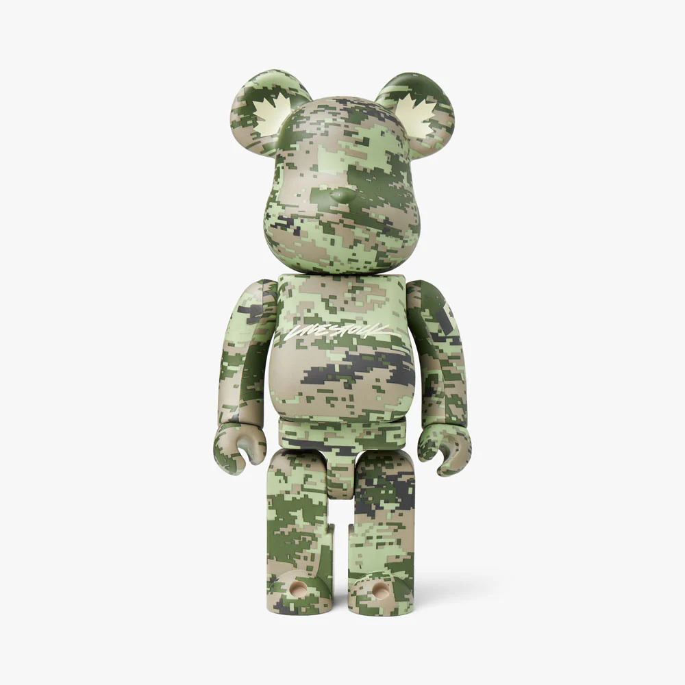 Livestock x Medicom Toy BE@RBRICK 100% & 400% Set / Digital Camouflage - Image 3