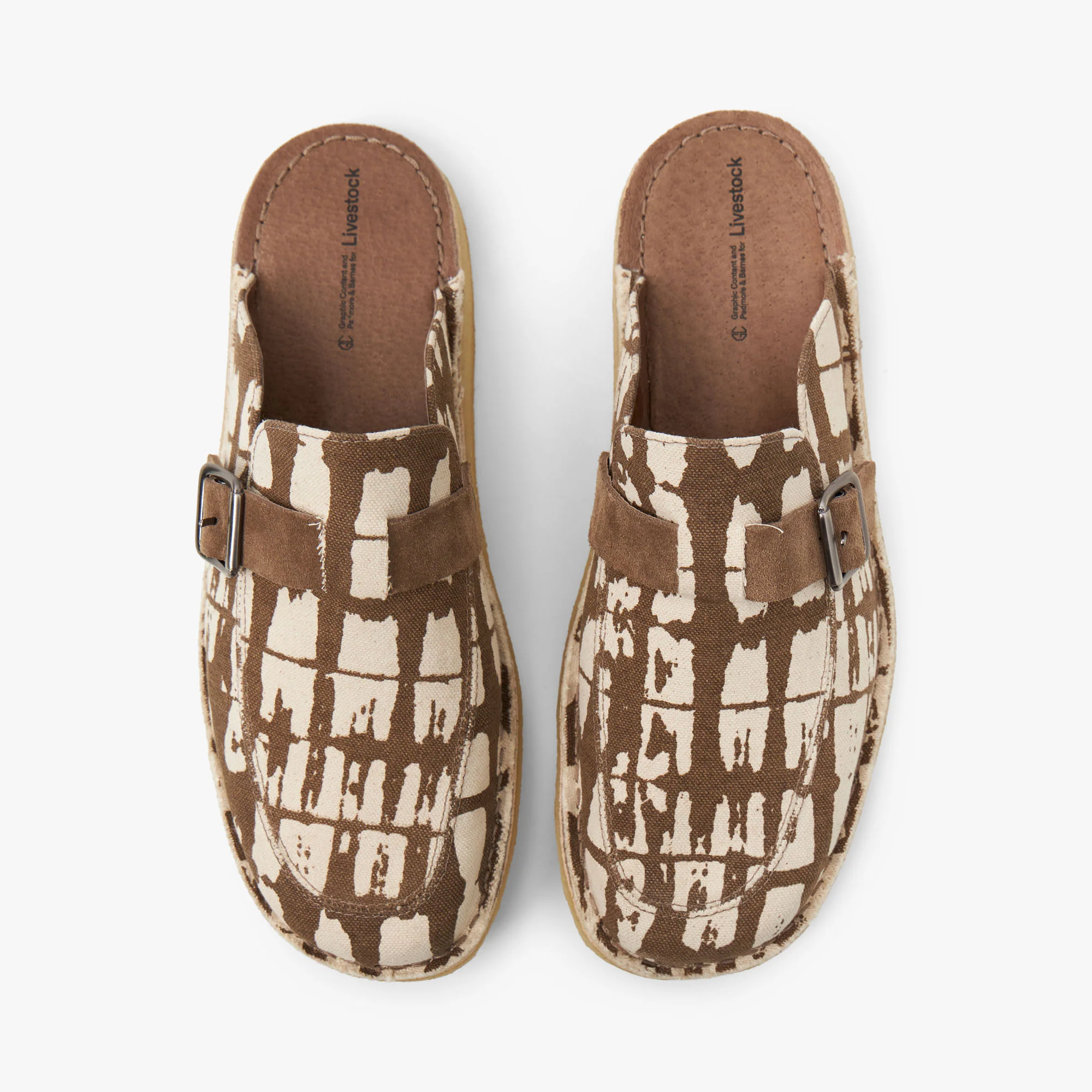 Livestock x Padmore & Barnes Side Seam Mule / Brown - Image 5