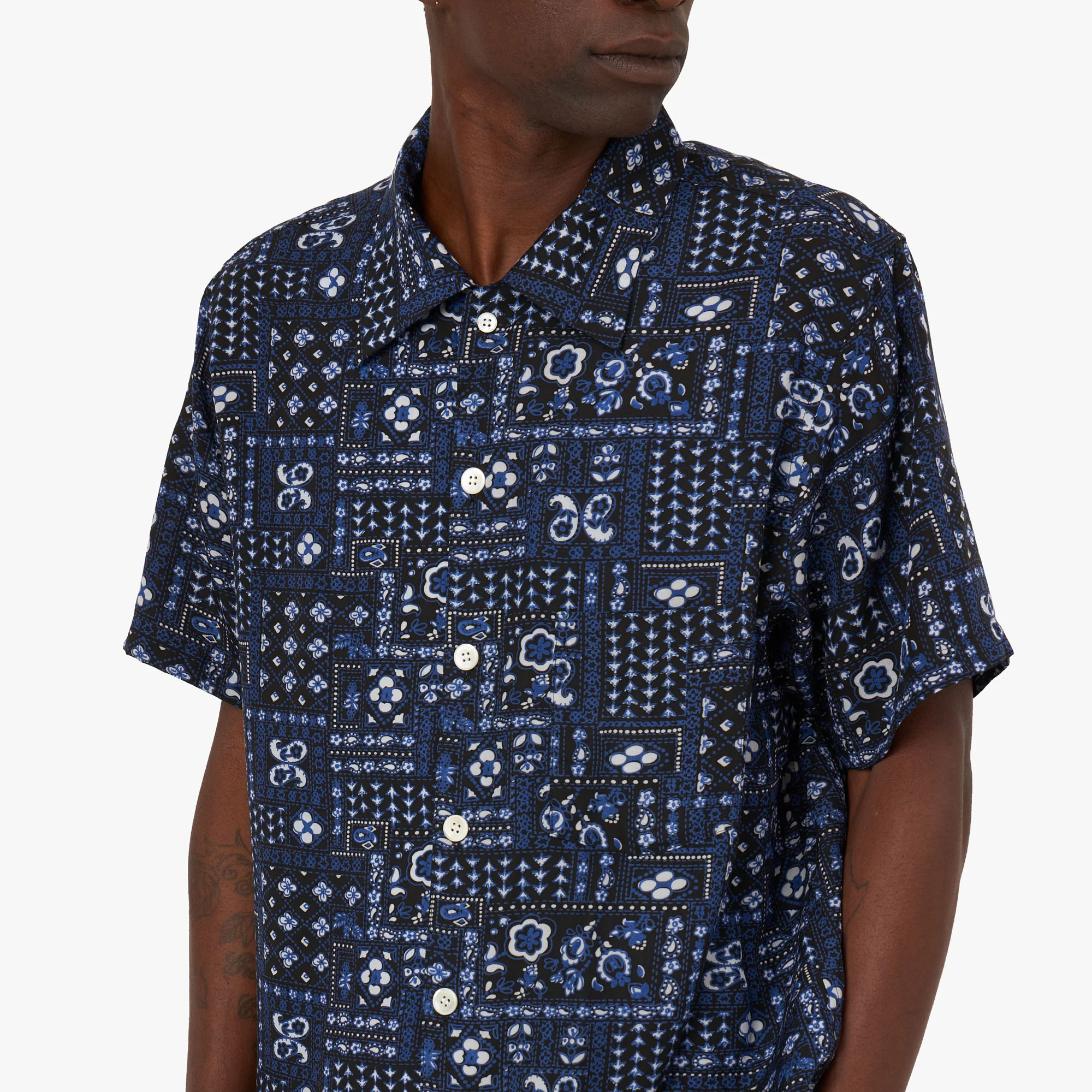 Noma TD Summer Shirt Blue / White - Image 4