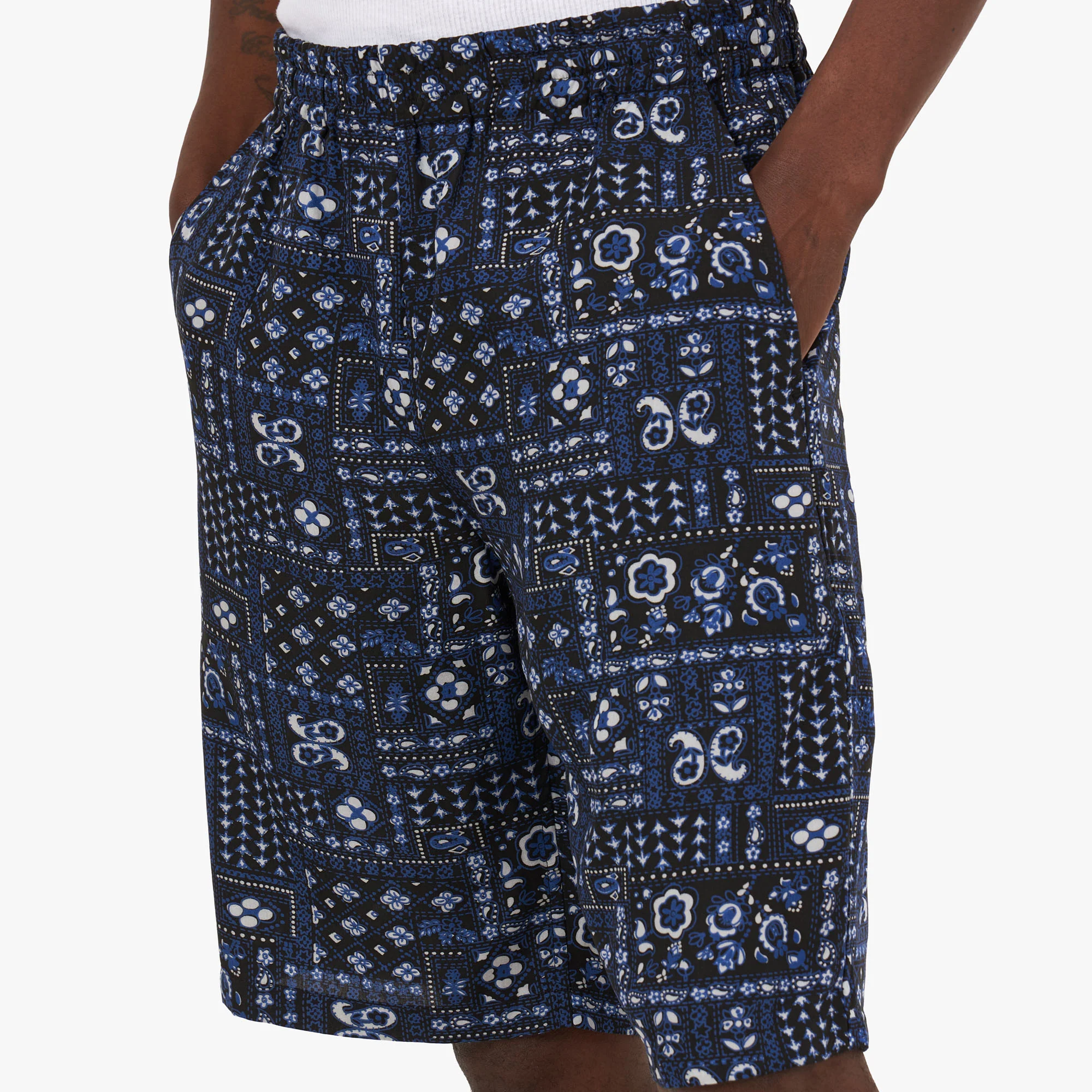 NOMA t.d. Summer Shorts Blue / White - Image 4