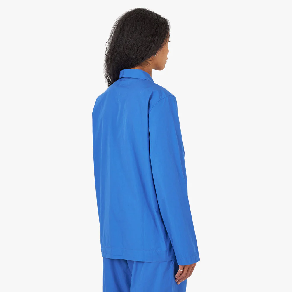 Tekla Poplin Long Sleeve Shirt / Royal Blue - Image 3